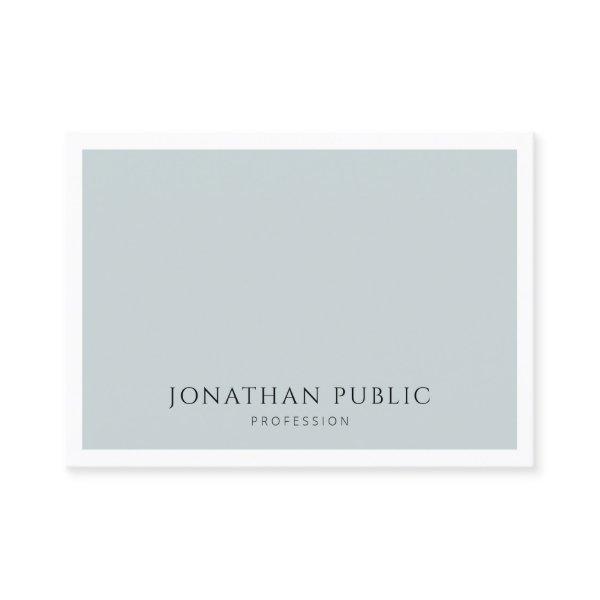 Elegant Blue Green Minimalist Template Modern