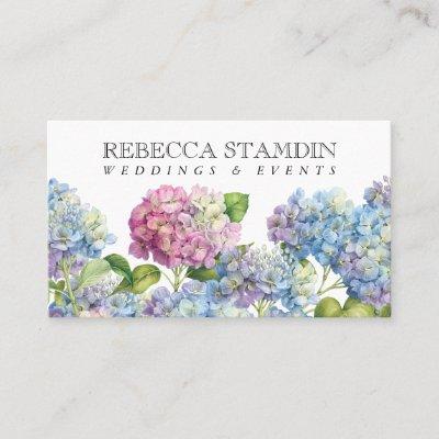 Elegant Blue Hydrangea Floral Professional