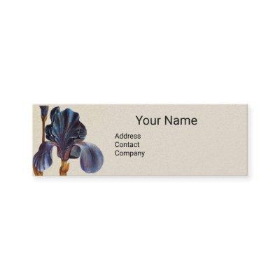 ELEGANT BLUE IRIS Monogram Mini