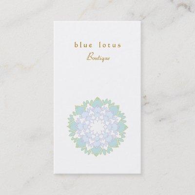 Elegant Blue Lotus Flower Simple