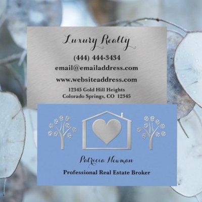 Elegant Blue Pro Real Estate Broker