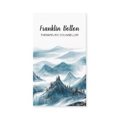 Elegant Blue & White Mountains View Appointments