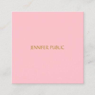 Elegant Blush Pink Professional Modern Template Square