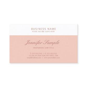 Elegant Blush Pink White Modern Simple Template