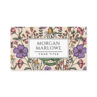 Elegant Botanical Wildflower Boho Botanical Floral