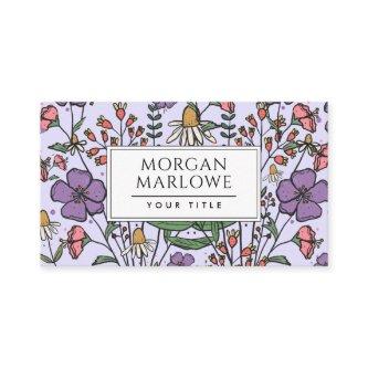 Elegant Botanical Wildflower Botanical Floral