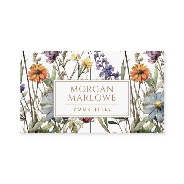 Elegant Botanical Wildflowers | Boho
