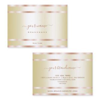 Elegant Bright Luminous Gold and Rose Golden Decor