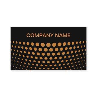 Elegant Bronze Polka Dot Pattern