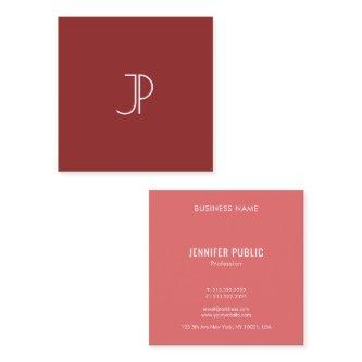 Elegant  Monogram Trend Colors