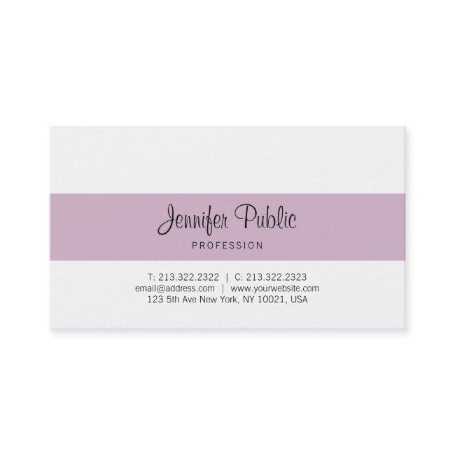 Elegant Calligraphed Design Trendy Minimalistic