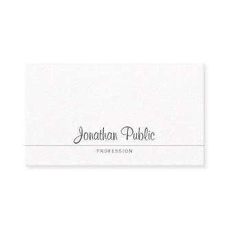 Elegant Calligraphy Design Trendy Minimalist Plain