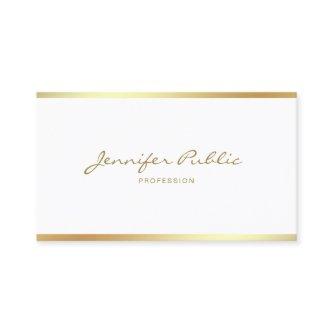 Elegant Calligraphy Handwritten Script Gold Simple