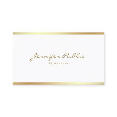 Elegant Calligraphy Handwritten Script Gold Simple