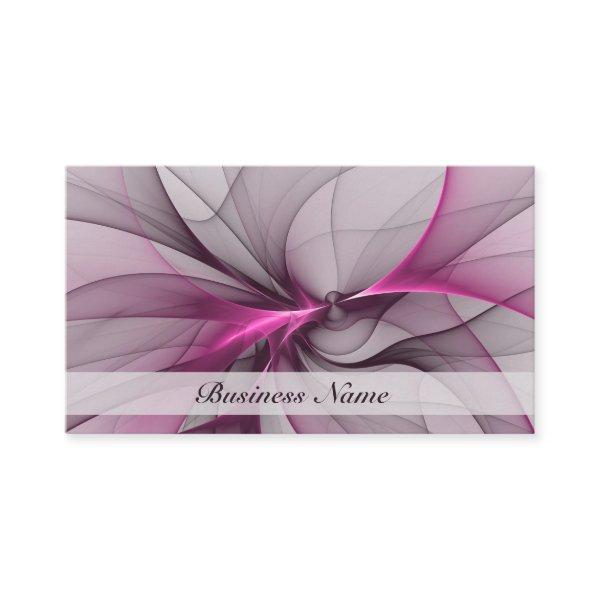 Elegant Chaos Modern Abstract Pink Fractal Art