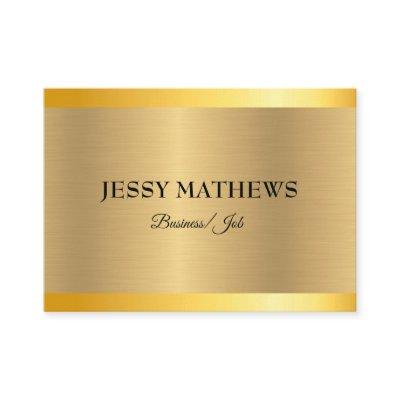 ELEGANT CHIC GOLD MODERN MINIMALIST BLACK GOLDEN