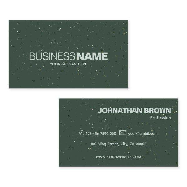 Elegant Classic Simple Dark Green Sparkle Glitter