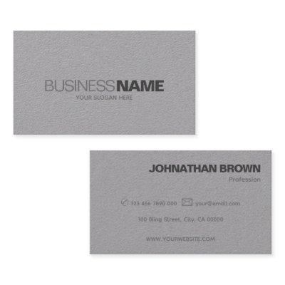 Elegant Classic Simple Gray Kraft Paper Plain Cool