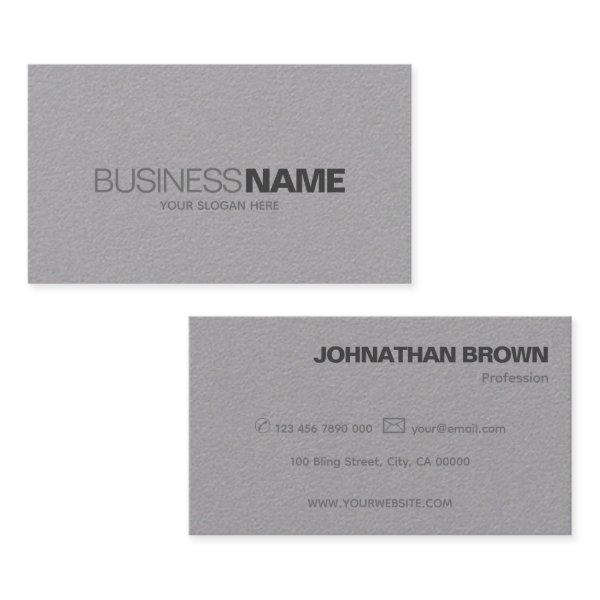 Elegant Classic Simple Gray Kraft Paper Plain Cool