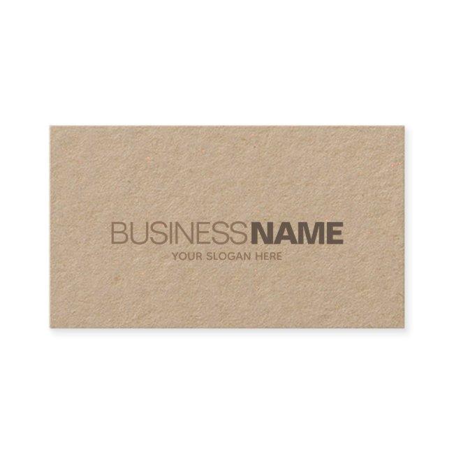 Elegant Classic Simple Vintage Kraft Paper Rustic