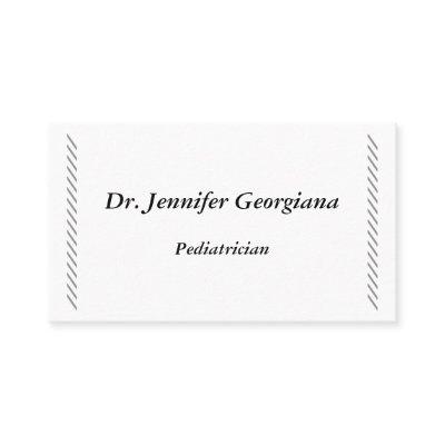 Elegant & Classy Pediatrician