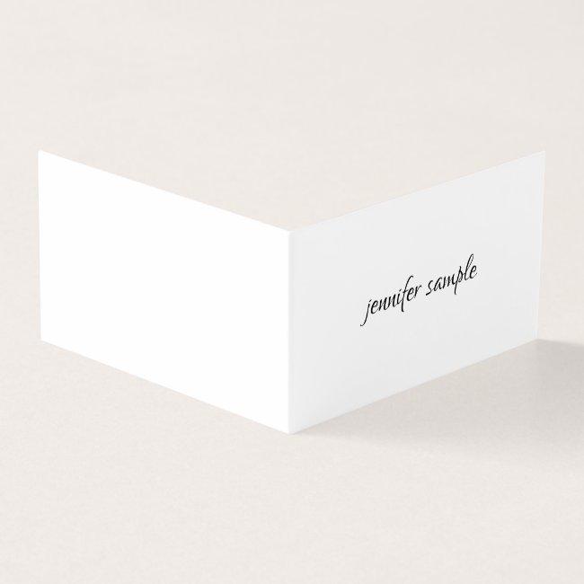 Elegant Clean Modern Minimalist Professional Plain