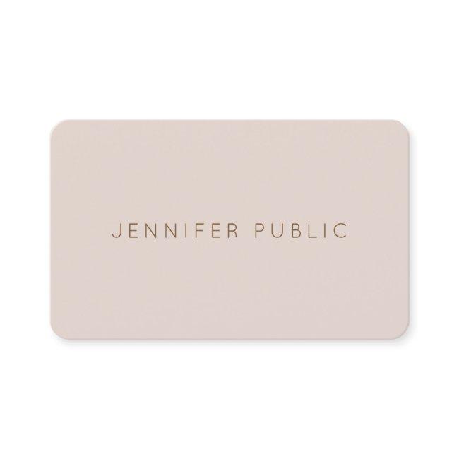 Elegant Color Professional Minimalist Template