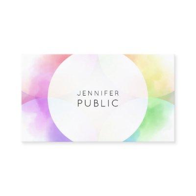 Elegant Colorful Modern Minimalist Professional