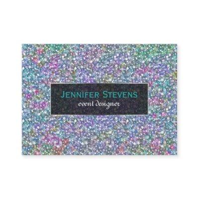 Elegant Colorful Purple Tint Glitter & Sparkles
