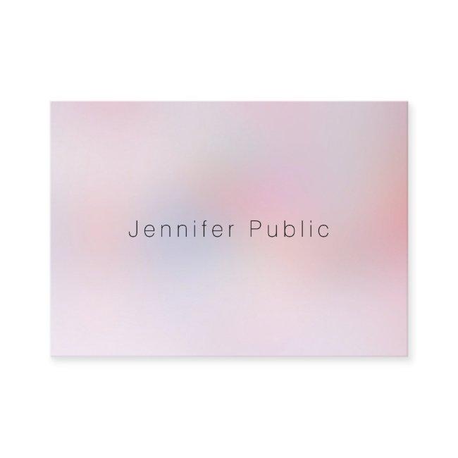Elegant Colorful Simple Template Professional