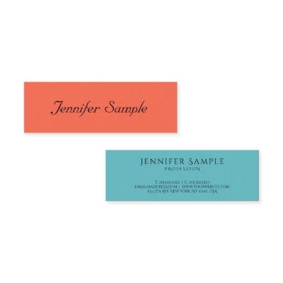 Elegant Colors Handwritten Script Modern Template Mini