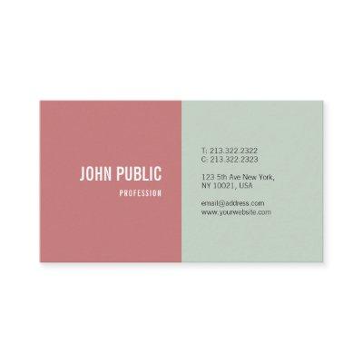 Elegant Colors Minimalist Modern Template