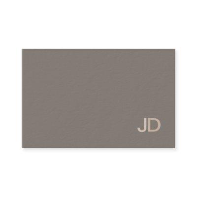 Elegant Colors Modern Professional Monogram Plain