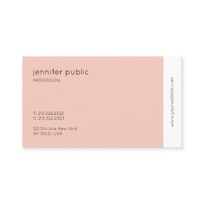Elegant Colors Modern Professional Pretty Plain