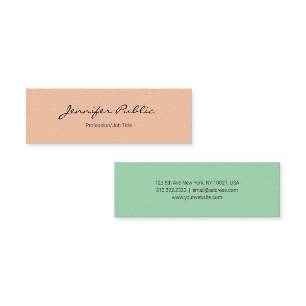 Elegant Colors Modern Professional Simple Template Mini