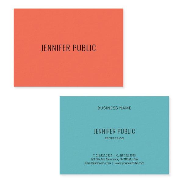 Elegant Colors Modern Simple Template Professional