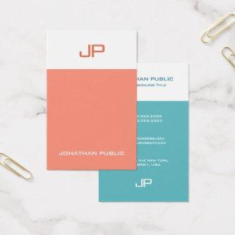 Elegant Colors Trendy Design Modern Monogram