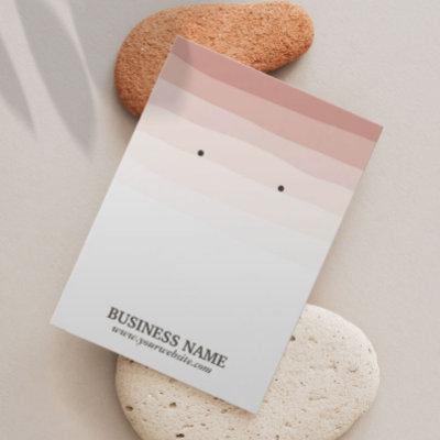 Elegant Coral Shades Earring Display Holder