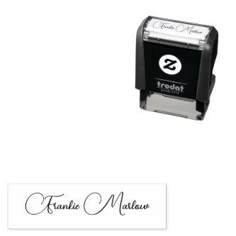 Elegant Custom Signature Personalized Self-inking Stamp