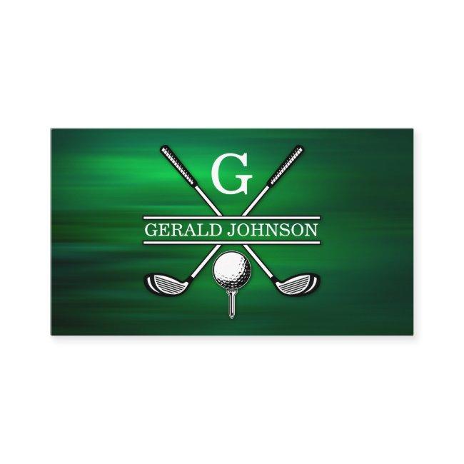 Elegant Customized Golf Monogram Design