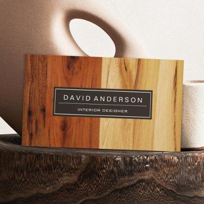 Elegant Dark and Light Wood Grain Look