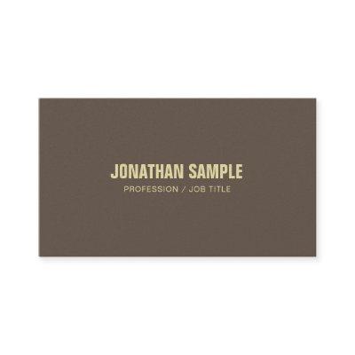 Elegant Dark Brown Chic Sleek Design Trendy Luxury