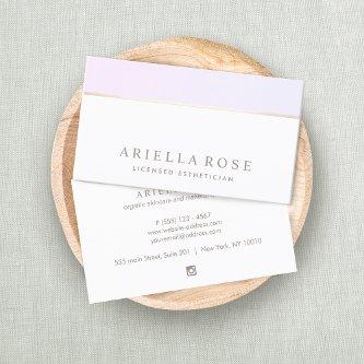 Elegant Day Spa and Salon Pastel Pink Gold