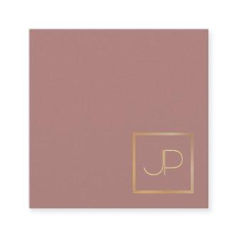 Elegant Design Gold Monogram Template Professional Square