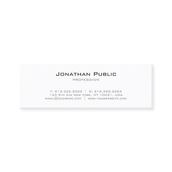 Elegant Design Modern Simple Plain Professional Mini