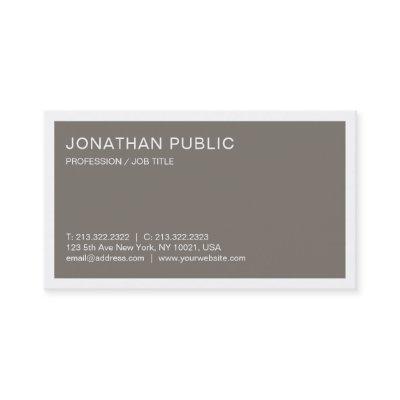 Elegant Design Sleek Plain Trendy Brown Luxury