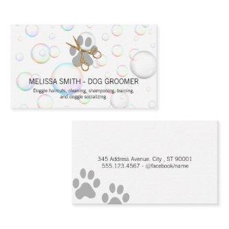 Elegant Dog Groomer | Soap Bubbles