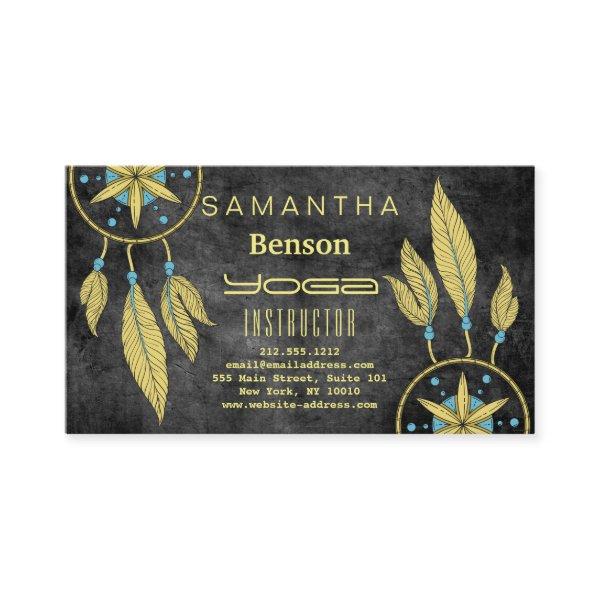 Elegant  Dream Catcher Feathers Yoga Instructor Bu