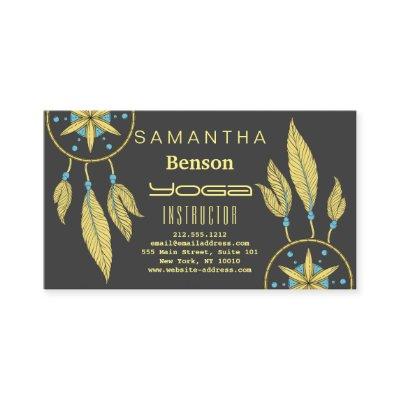 Elegant  Dream Catcher Feathers Yoga Instructor