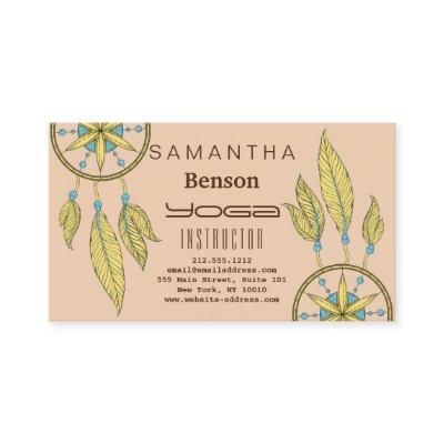 Elegant  Dream Catcher Feathers Yoga Instructor